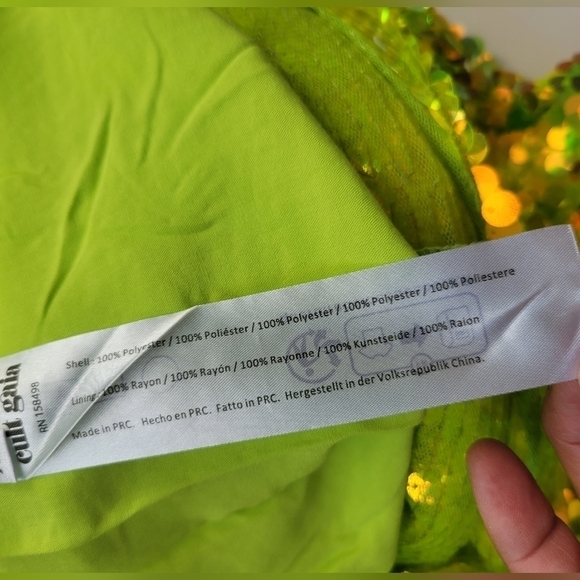 Cult Gaia Lily Sequin Maxi Dress in Green Size XS NWT - Picture 8 of 11